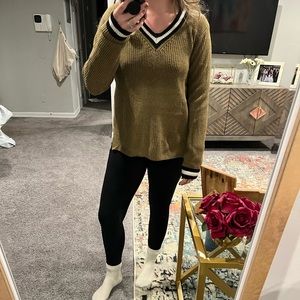 Cozy green sweater